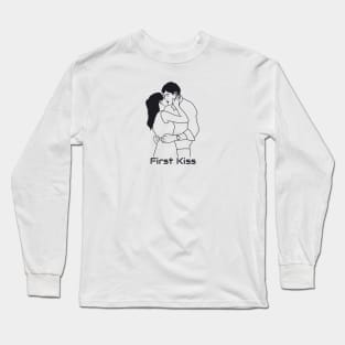 Jim and pam first kiss Long Sleeve T-Shirt